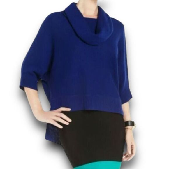 BCBGMaxAzria Royal Blue Reece Sweater Sz L - Picture 1 of 11
